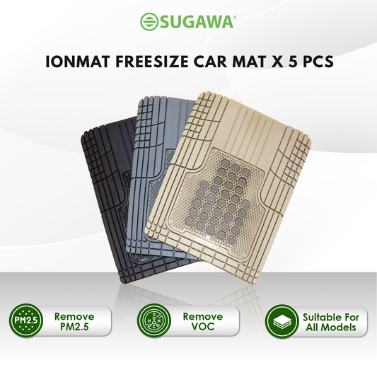 IONMAT FREESIZE CAR MAT X 5 PCS