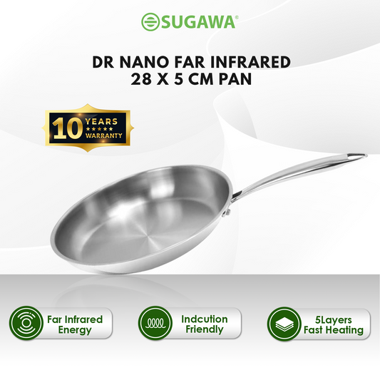 FAR INFRARED RAY NANO ENERGY FRY PAN