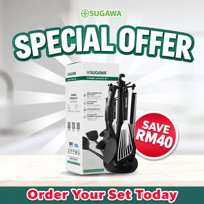 SUGAWA Master Chef utensil set special offer save RM40